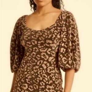 19 Cooper Animal Print Dress Size XL